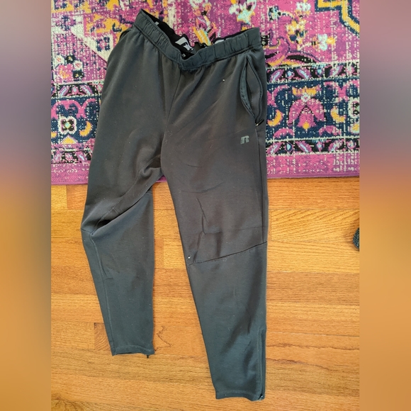 Russell Unisex Men's Size M Waist 32 Gray Athletic Joggers Pants with Pockets - Picture 7 of 8
